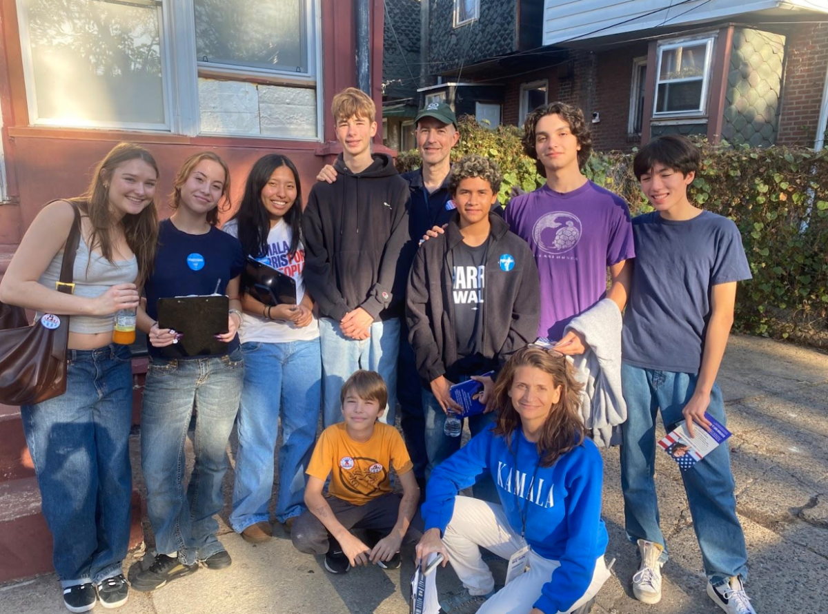 Volunteers at Canvassing Site 